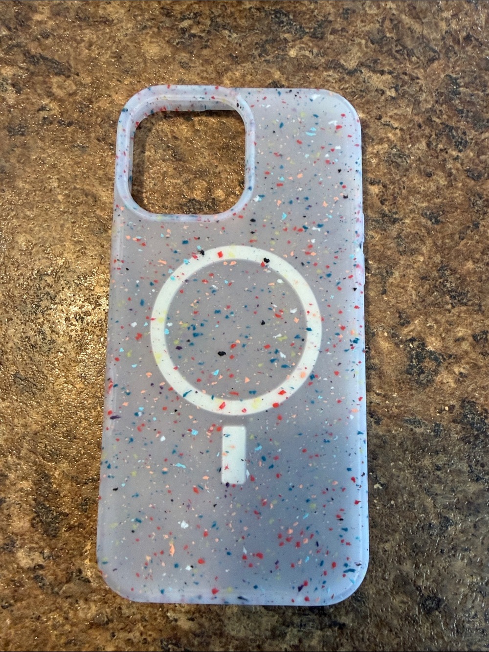 iPhone 13 Pro Max OtterBox Clear Speckled MagSafe Case - Multicolor Speckle